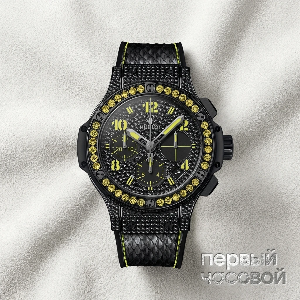 Купить элитные часы Hublot Black Fluo Yellow 341.SV.9090.PR.0911: в наличии в Москве!