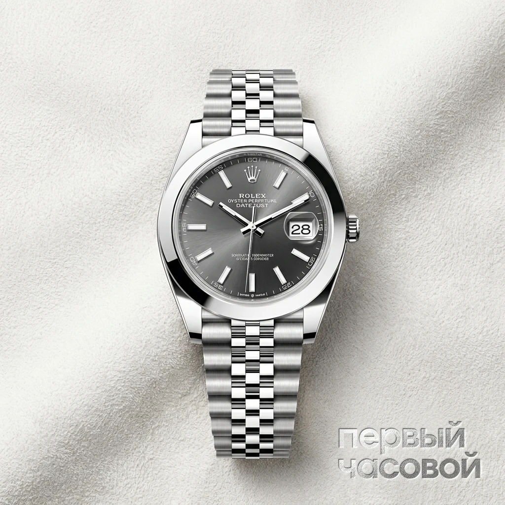 Купить элитные часы Rolex Oyster Perpetual Datejust 41 Mm Dark Rhodium 126300: в наличии в Москве!