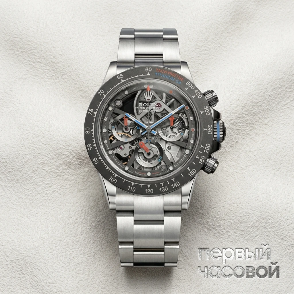 Rolex by Artisans de Geneve 40 mm White Gold base 116509 The Mika Hakkinen Challenge