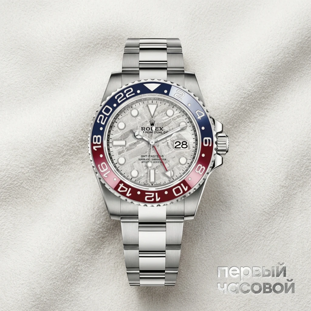 Rolex GMT Master II Pepsi White Gold Meteorite Dial 126719BLRO