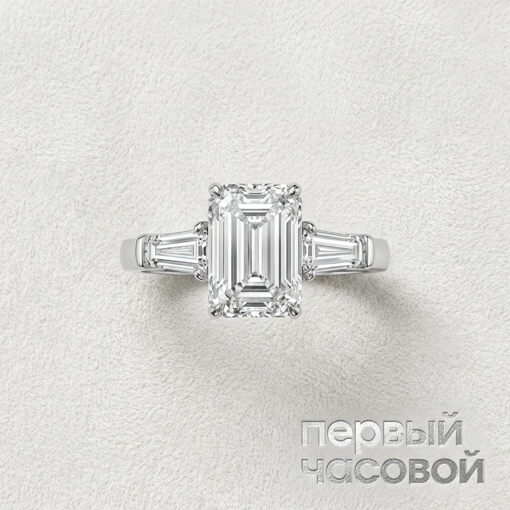 Купить украшение Studio jewelry Кольцо С Бриллиантом 3,01 Ct. H/Vs1 : в наличии в Москве!