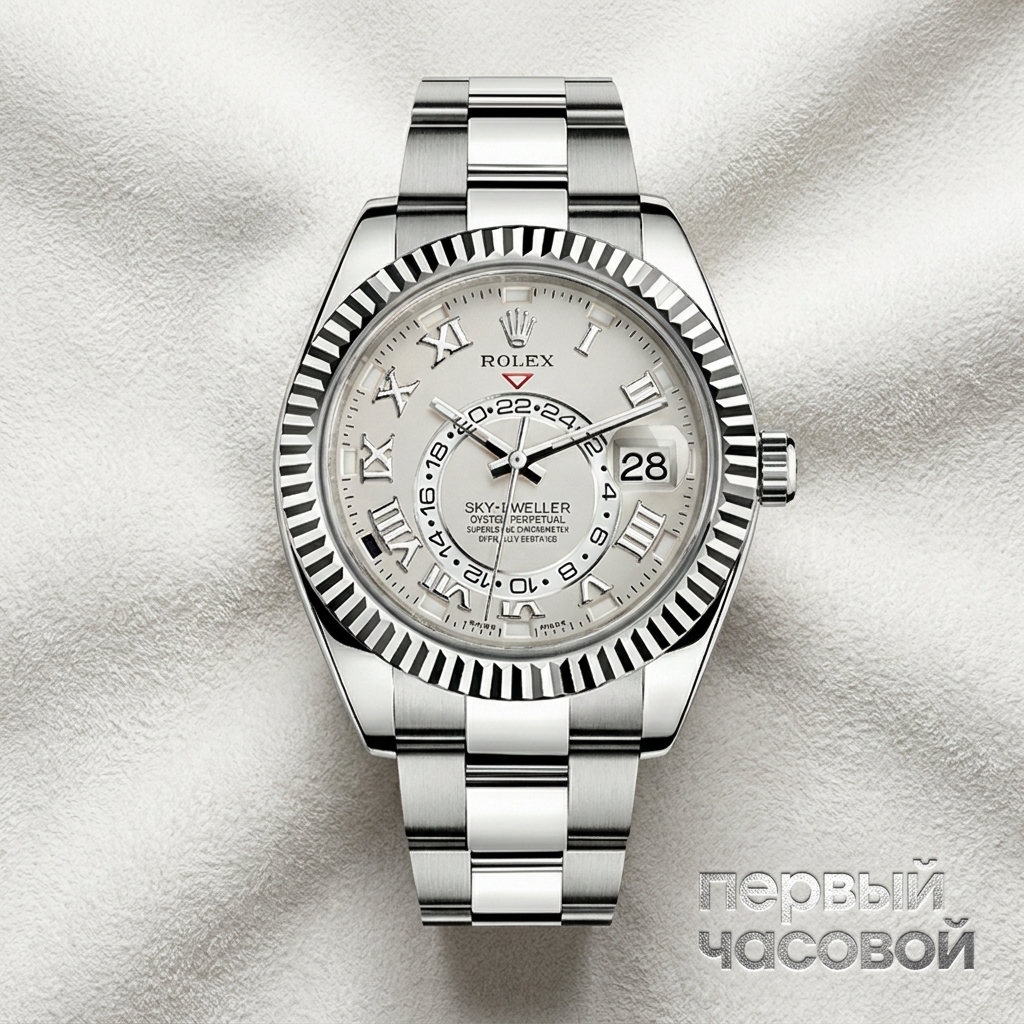 Rolex Sky-Dweller White Gold White Dial