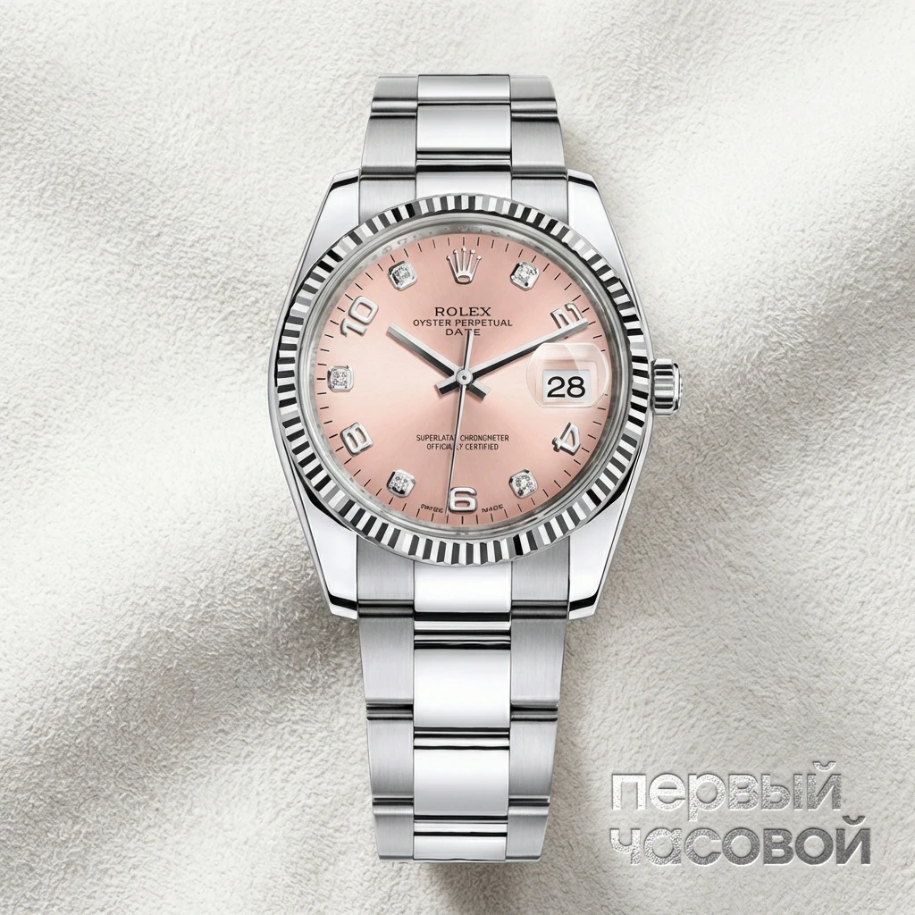 Купить элитные часы Rolex Oyster Perpetual Date Diamond Index 115234: в наличии в Москве!