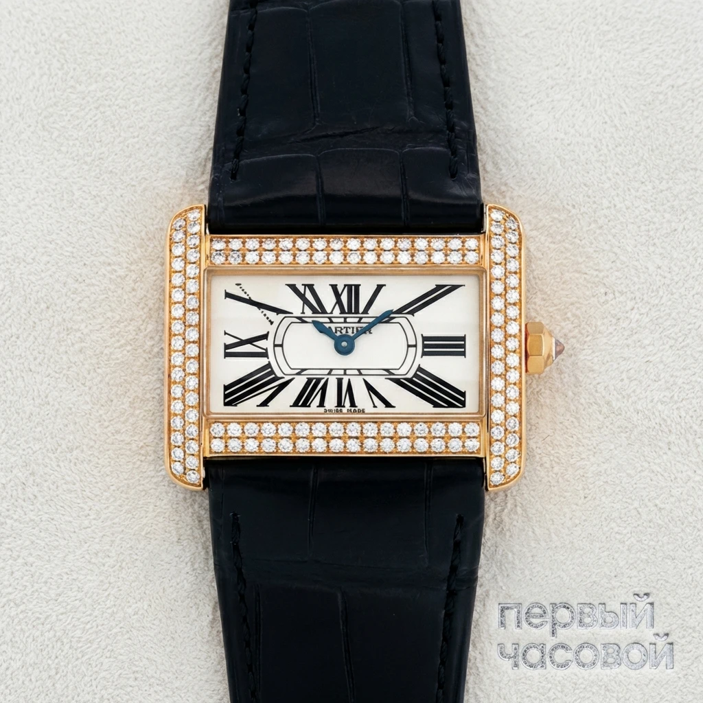 Купить элитные часы Cartier Tank Divan Ladies Diamonds 2603: в наличии в Москве!