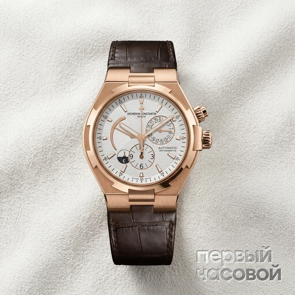 Vacheron Constantin Overseas Dual Time Rose Gold White Dial 47450/B01A-9227