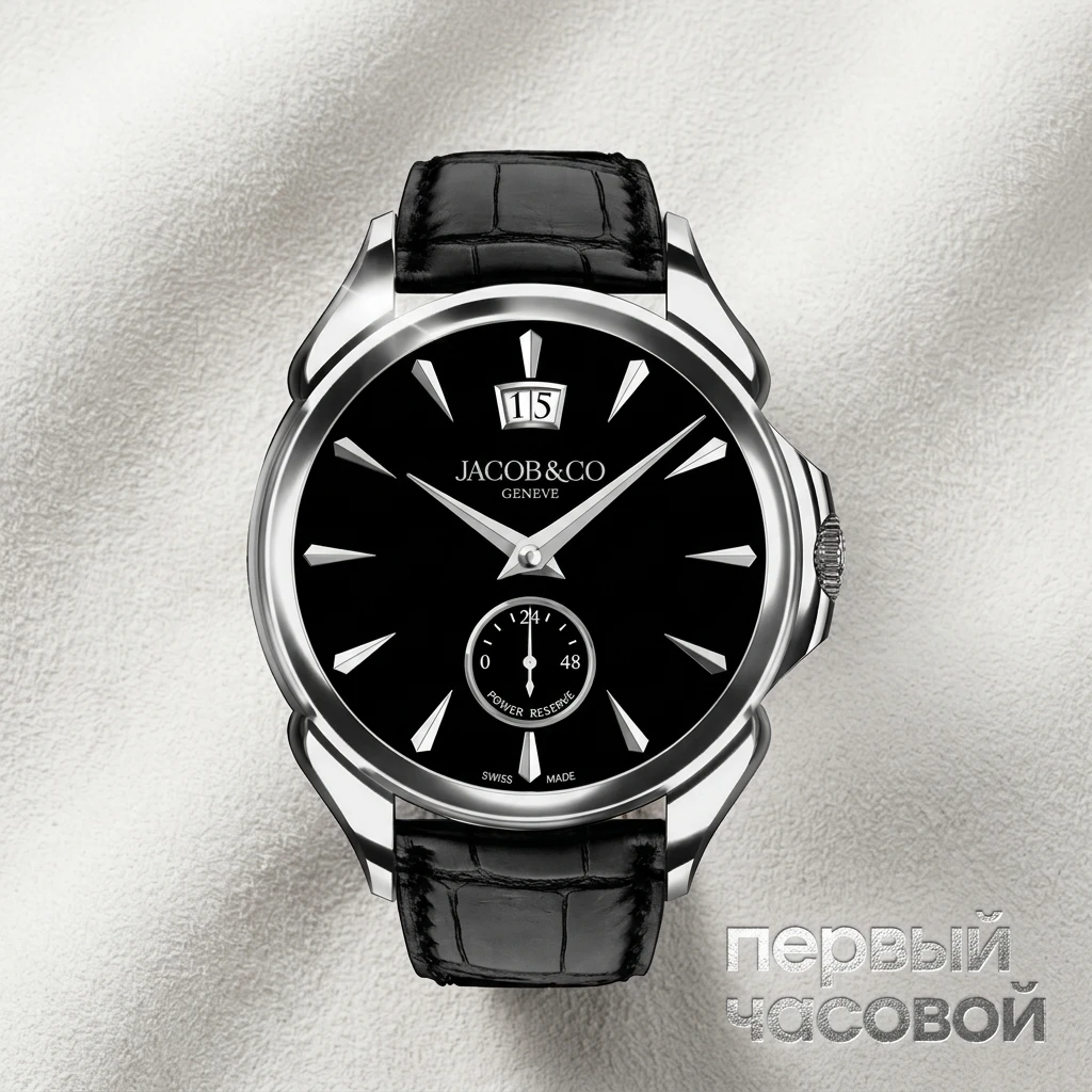 Купить элитные часы Jacob &amp; Co Palatial Classic Manual Big Date - Steel Onyx Black PC400.10.AA.AE.ABALA: в наличии в Москве!