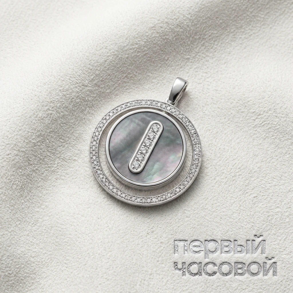 Купить украшение Messika Grey Mother-Of-Pearl Lucky Move Mm Lucky Move diamond and grey mother-of-pearl necklace 10837-WG: в наличии в Москве!