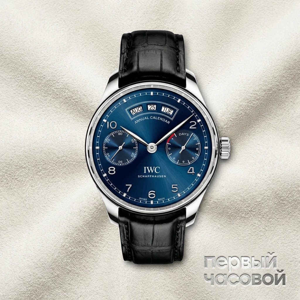 Купить элитные часы Iwc Portugieser 7 Days annual calendar IW503502: в наличии в Москве!
