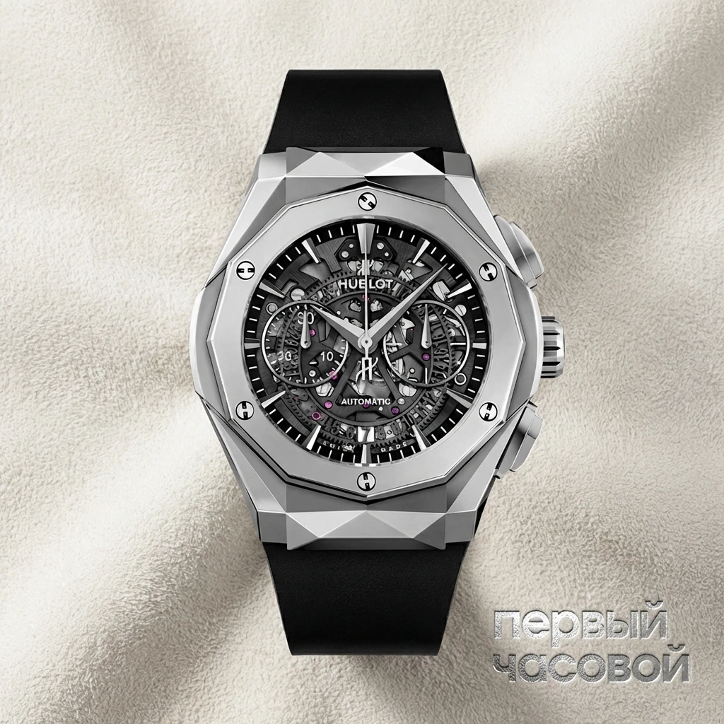 Купить элитные часы Hublot Classic Fusion Aerofusion Chronograph Orlinski Titanium 525.NX.0170.RX.ORL18: в наличии в Москве!
