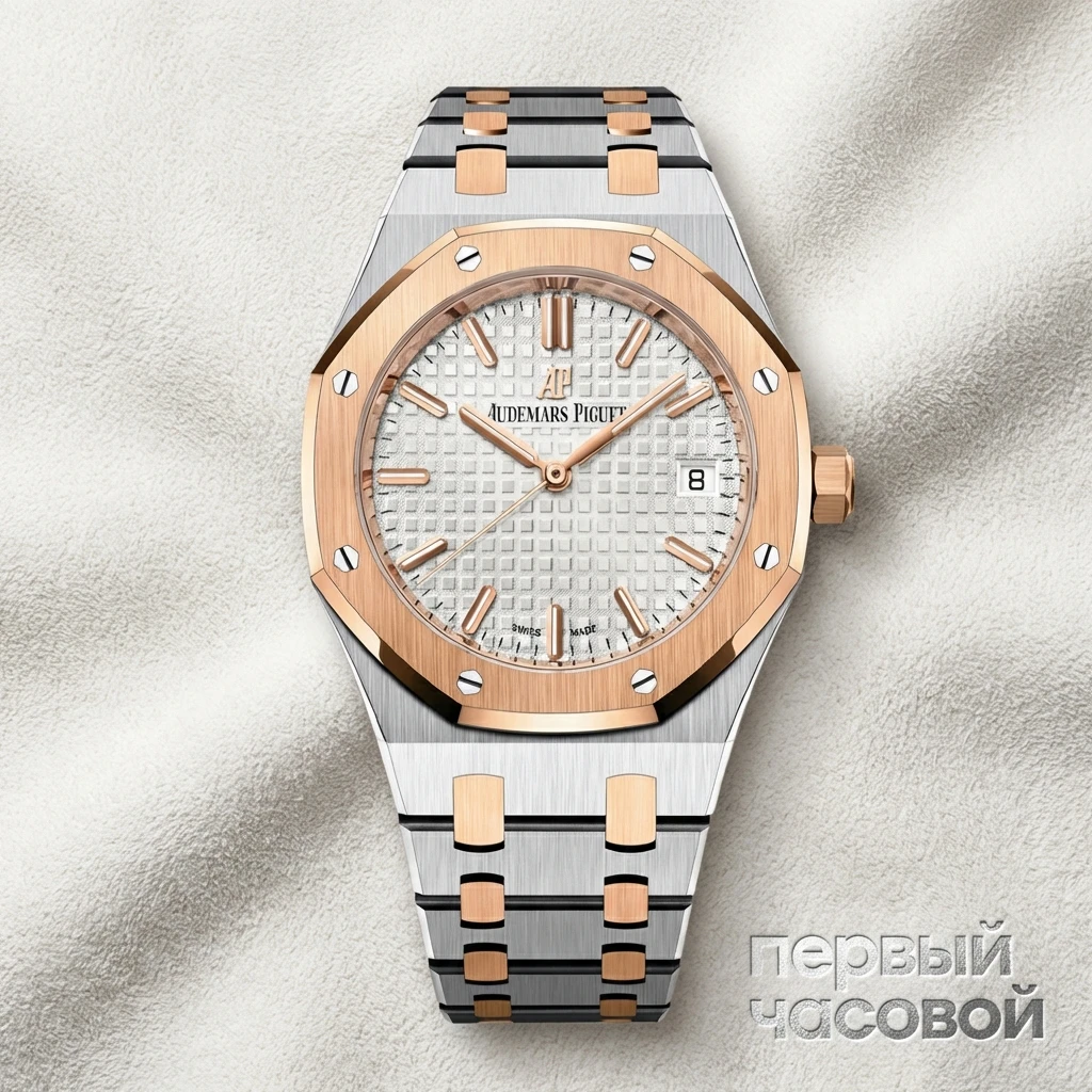 Audemars Piguet Royal Oak Steel Rose Gold 34mm Automat 77350SR.OO.1261SR.01