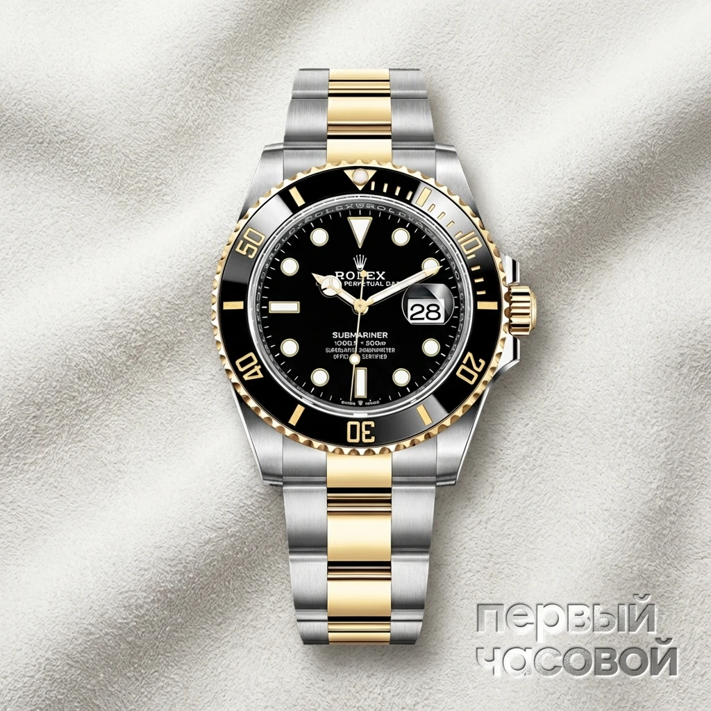 Купить элитные часы Rolex Submariner Steel &amp; Yellow Gold Black Dial 126613LN: в наличии в Москве!