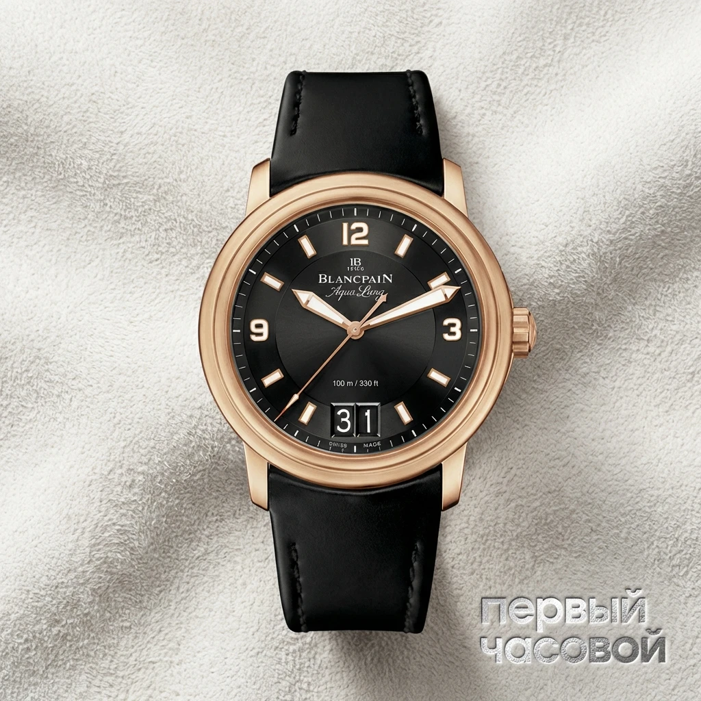 Купить элитные часы Blancpain Leman Grande Date Aqua Lung 2850B-3630-64B: в наличии в Москве!