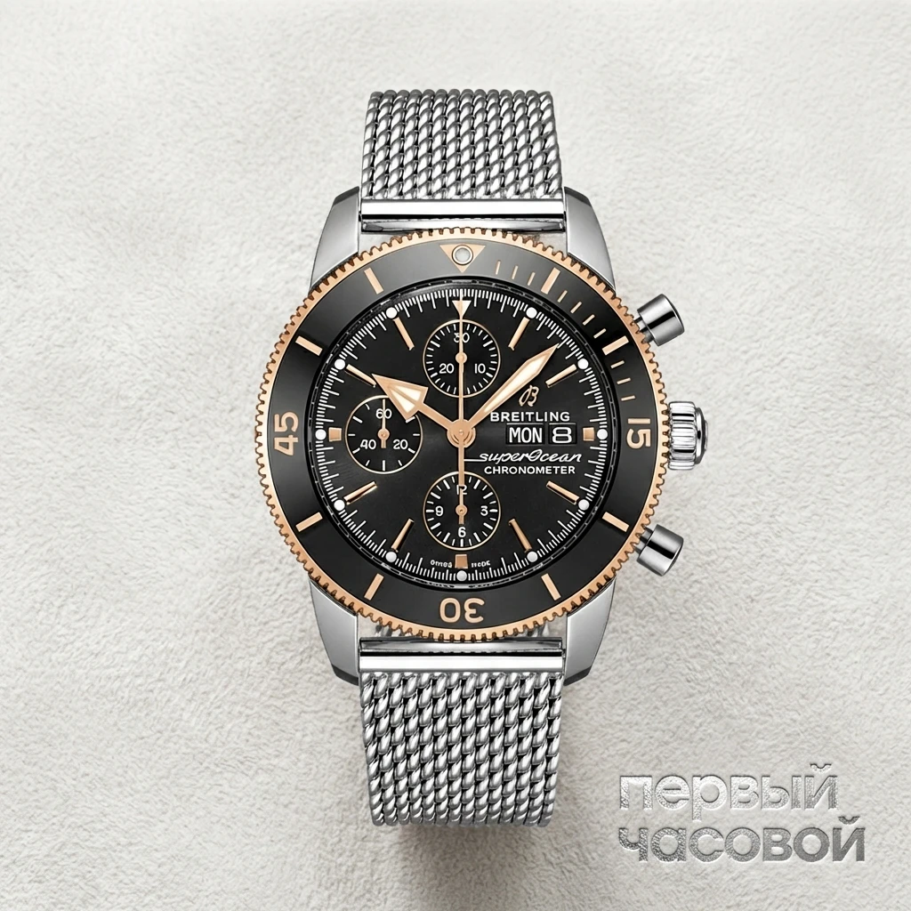 Купить элитные часы Breitling Superocean Heritage Chronograph 44 U13313121B1A1: в наличии в Москве!
