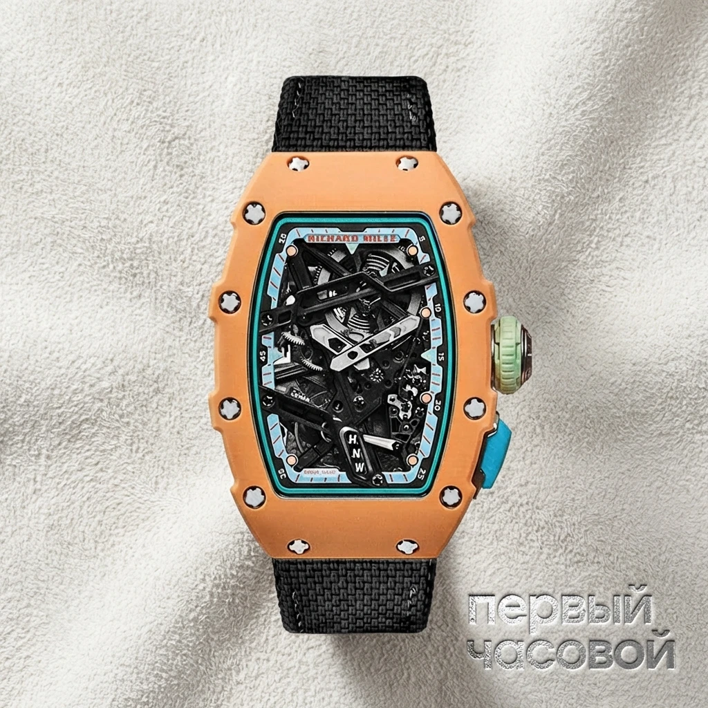 Купить элитные часы Richard Mille Rm07-04 Orange Skeleton RM07-04: в наличии в Москве!