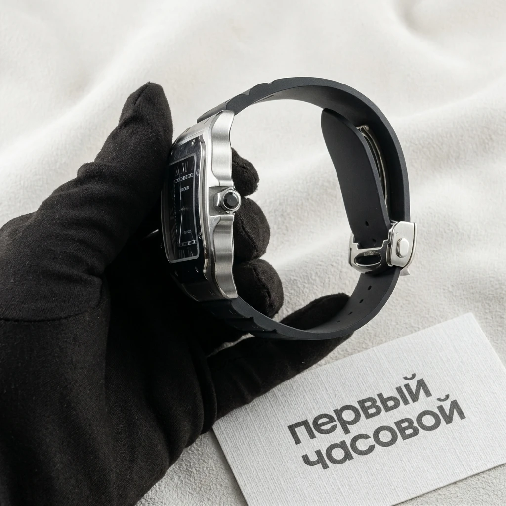 Купить элитные часы Cartier Santos De Cartier Black ADLC WSSA0039: в наличии в Москве!