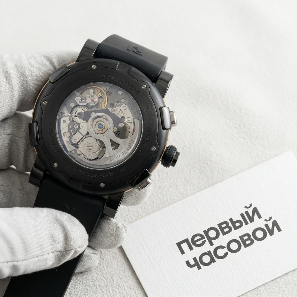 Купить элитные часы Romain Jerome Titanic-Dna Chronograph CH.T.BBB22.00.BB: в наличии в Москве!