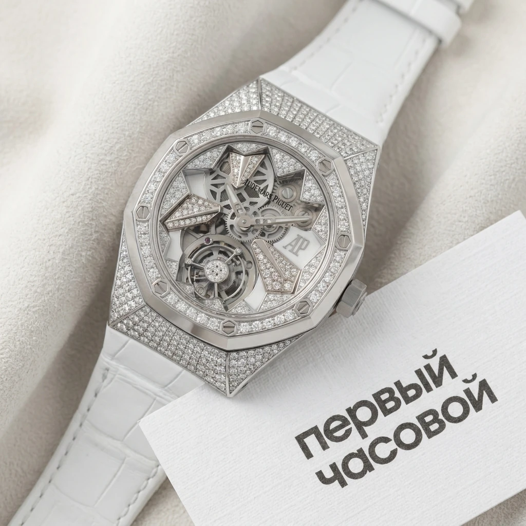 Купить элитные часы Audemars Piguet Royal Oak Concept Ladies Flying Tourbillon 38,5 mm White Gold 26227BC.ZZ.D011CR.01: в наличии в Москве!