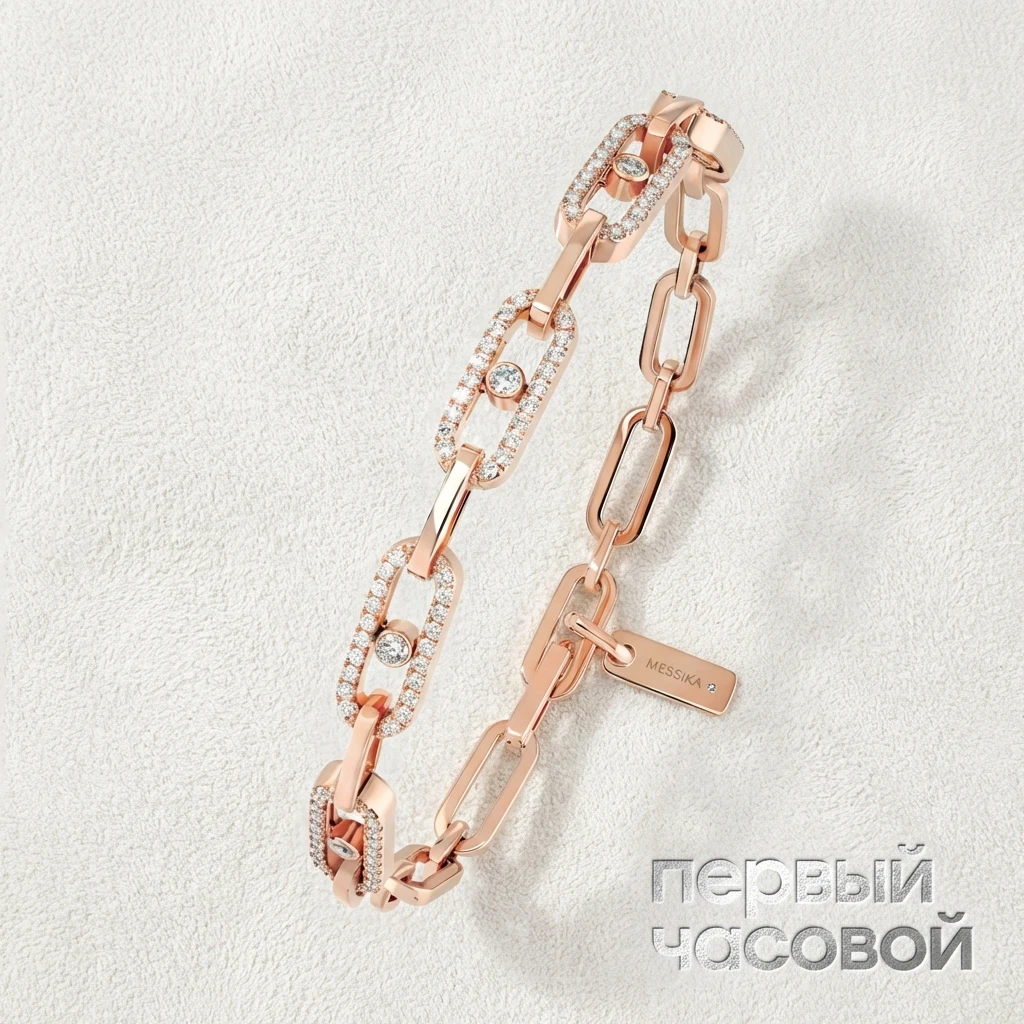 Купить украшение Messika Move Link Multi Bracelet 12187-PG: в наличии в Москве!