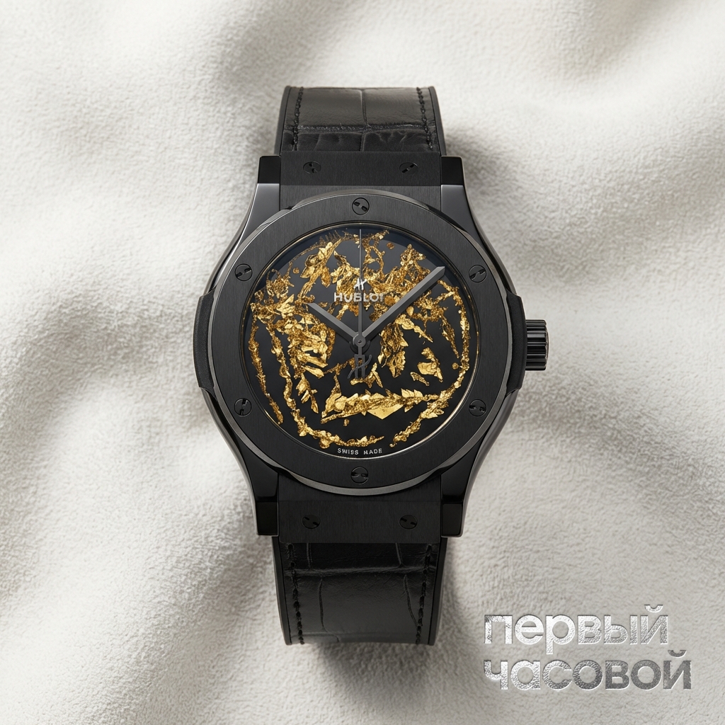 Hublot Classic Fusion Gold Crystal Ceramic