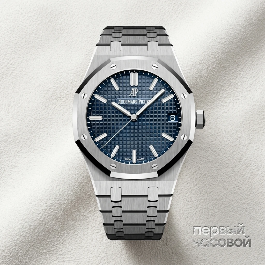 Купить элитные часы Audemars Piguet Royal Oak Selfwinding Blue 41 Mm 15500ST.OO.1220ST.01: в наличии в Москве!