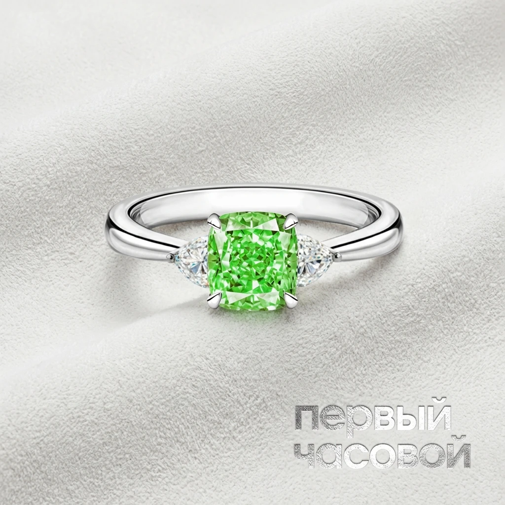 Купить украшение Studio jewelry Кольцо с Бриллиантом 4,01 Ct. FBGY/VS2 : в наличии в Москве!