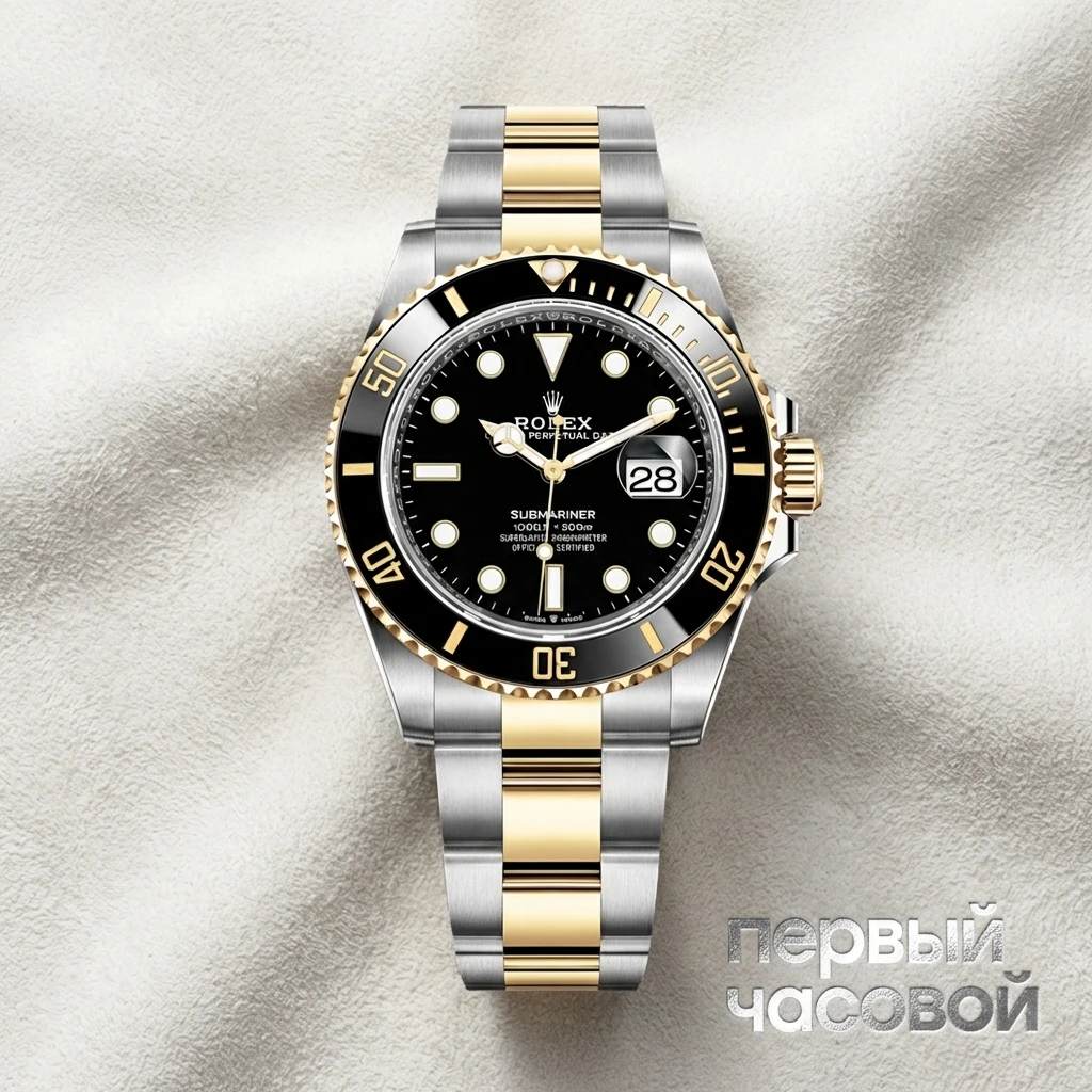 Купить элитные часы Rolex Submariner 41 mm Oystersteel and Yellow Gold 2022 126613LN: в наличии в Москве!