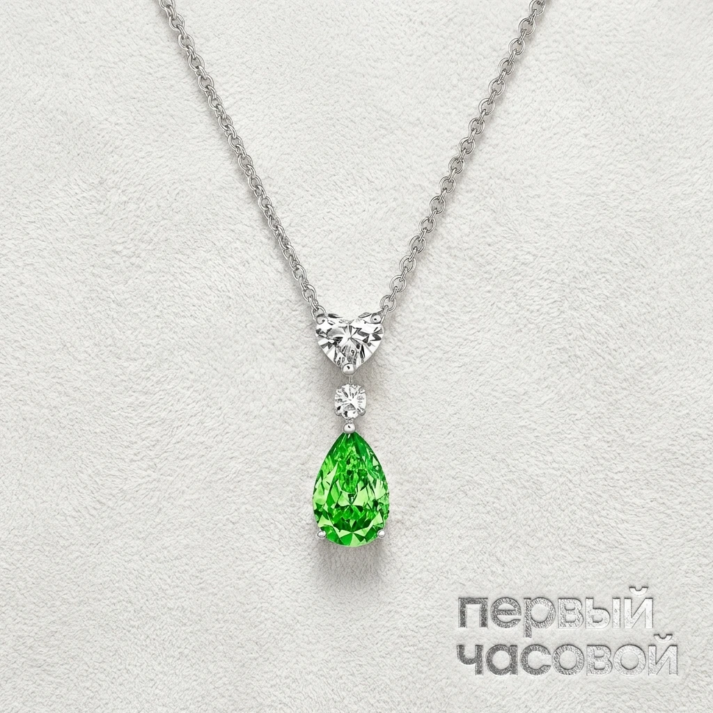 Купить украшение Studio jewelry Колье 1,41 ct. Fancy Light Brownish Greenish Yellow/VS1 : в наличии в Москве!