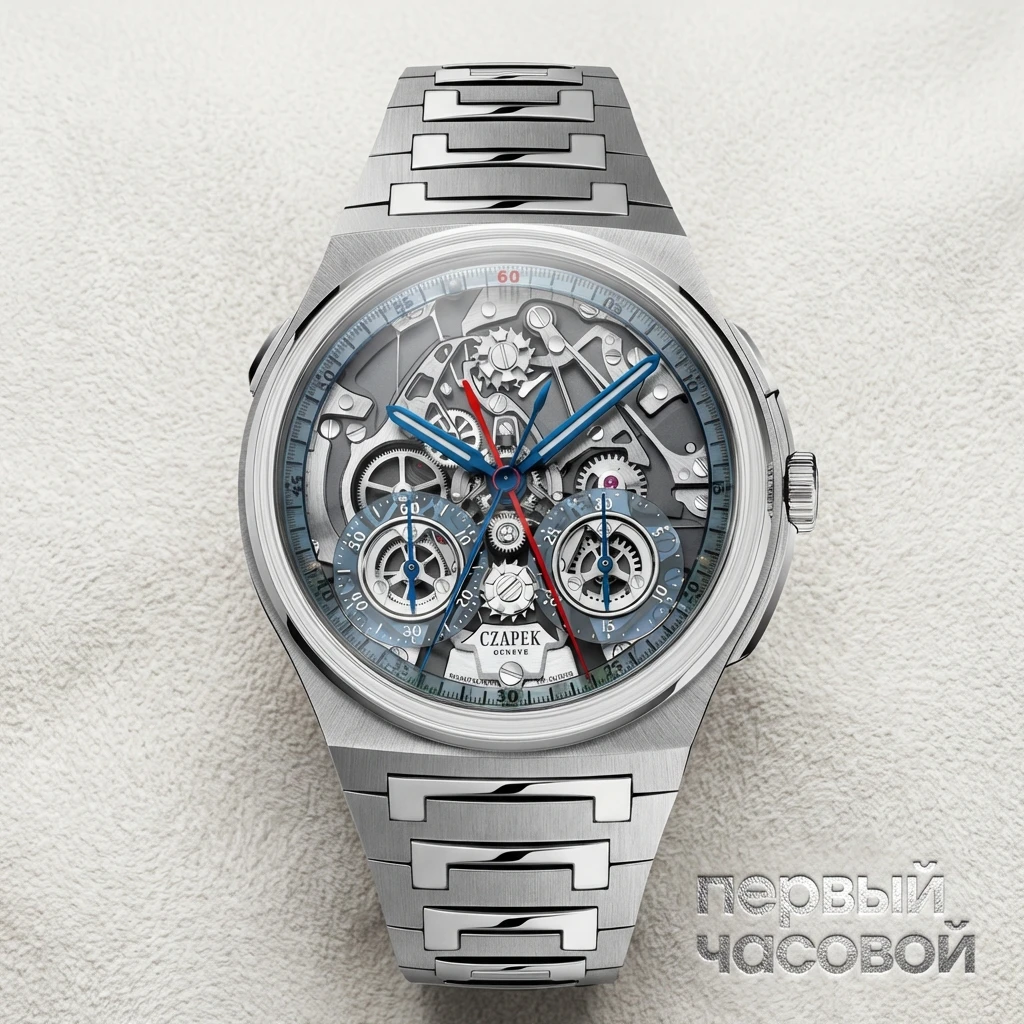 Czapek Antarctique Chronograph Rattrapante Ice Blue