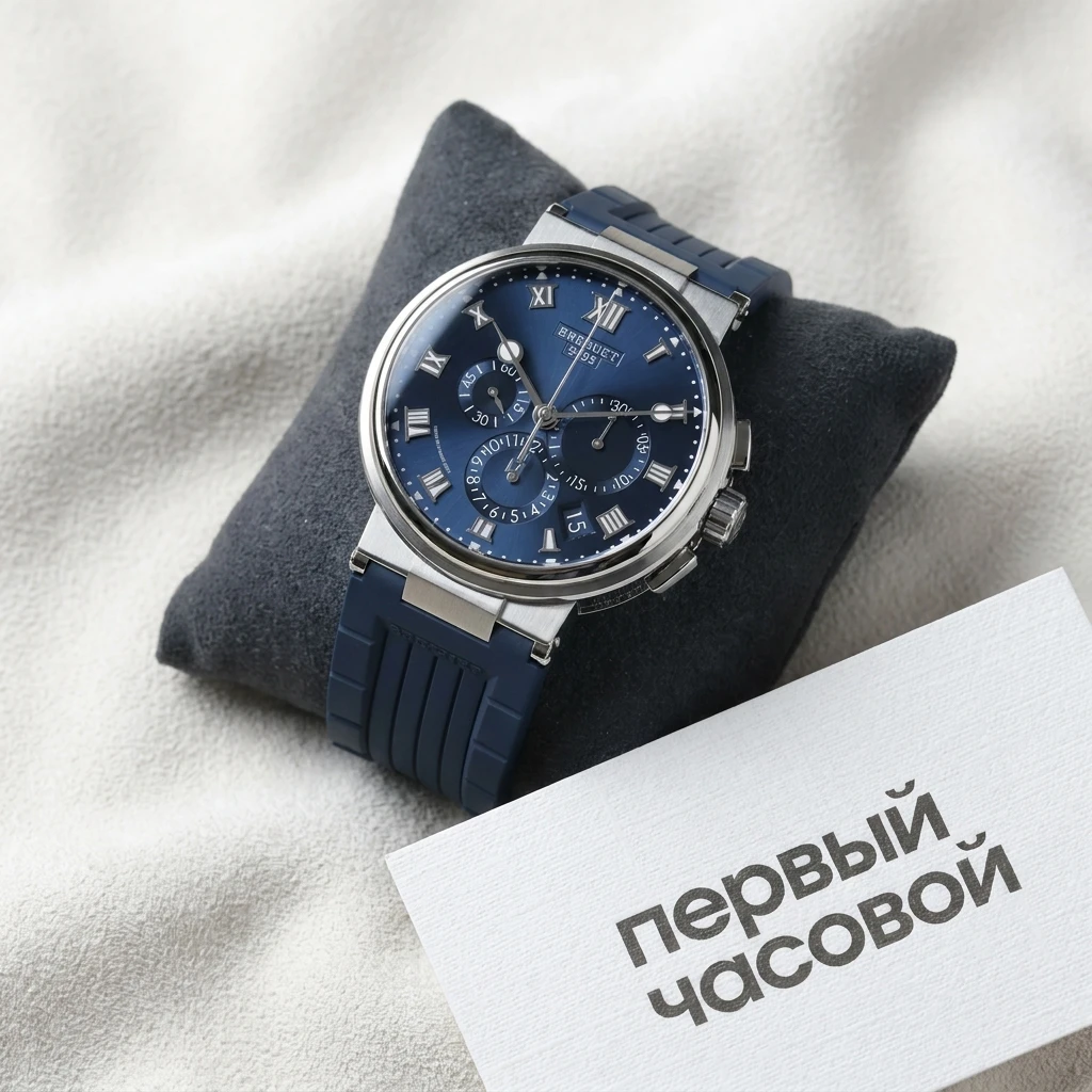 Купить элитные часы Breguet Marine Chronograph Titanium 5527TI/Y1/5WV: в наличии в Москве!