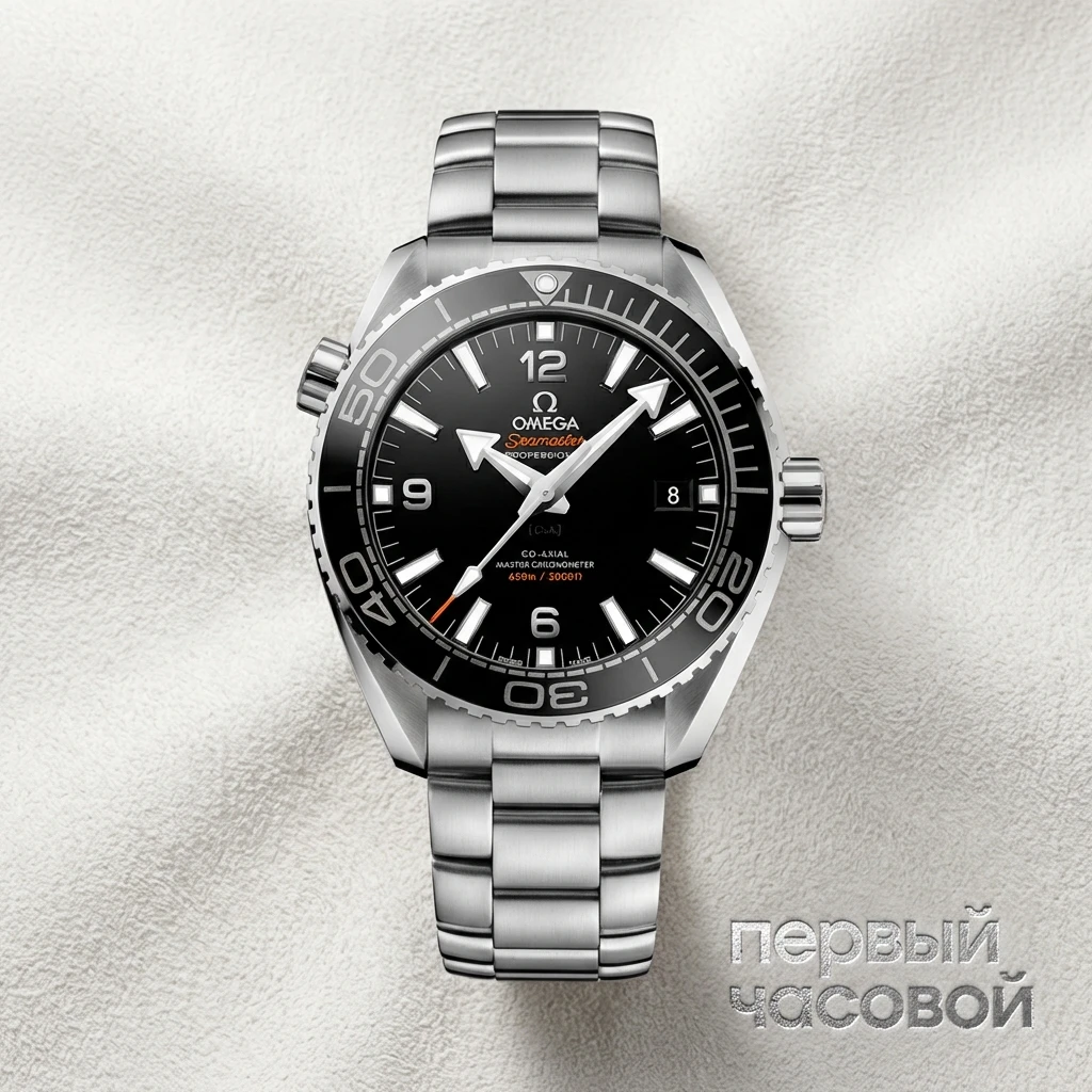 Купить элитные часы Omega Planet Ocean 600m Black Dial 215.30.44.21.01.001: в наличии в Москве!