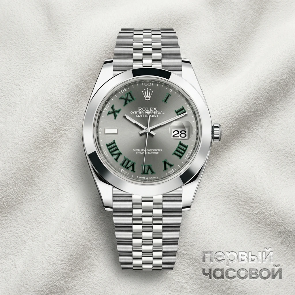 Купить элитные часы Rolex Datejust 41mm Wibmledon Dial 126300: в наличии в Москве!
