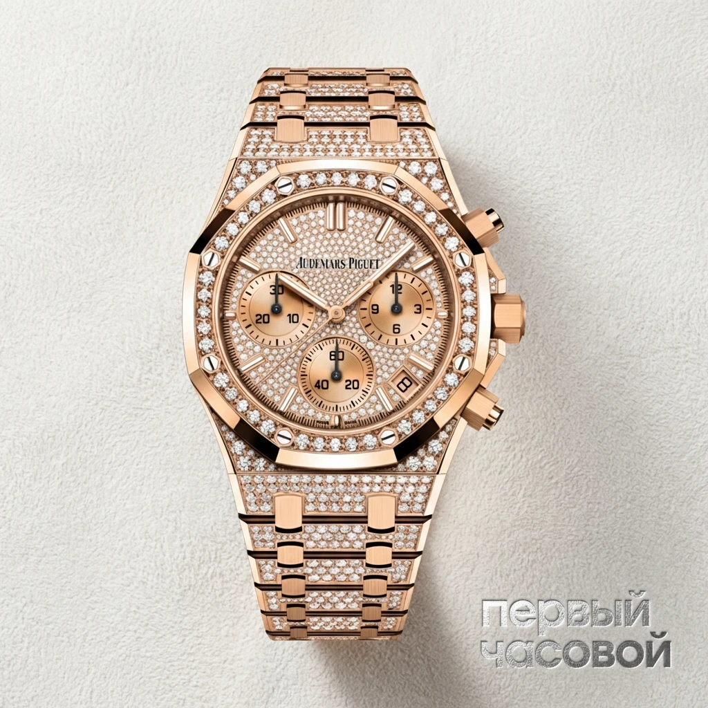 Audemars Piguet Royal Oak Chronograph 41Mm Full Pave Diamonds 26242OR.ZZ.1322OR.02