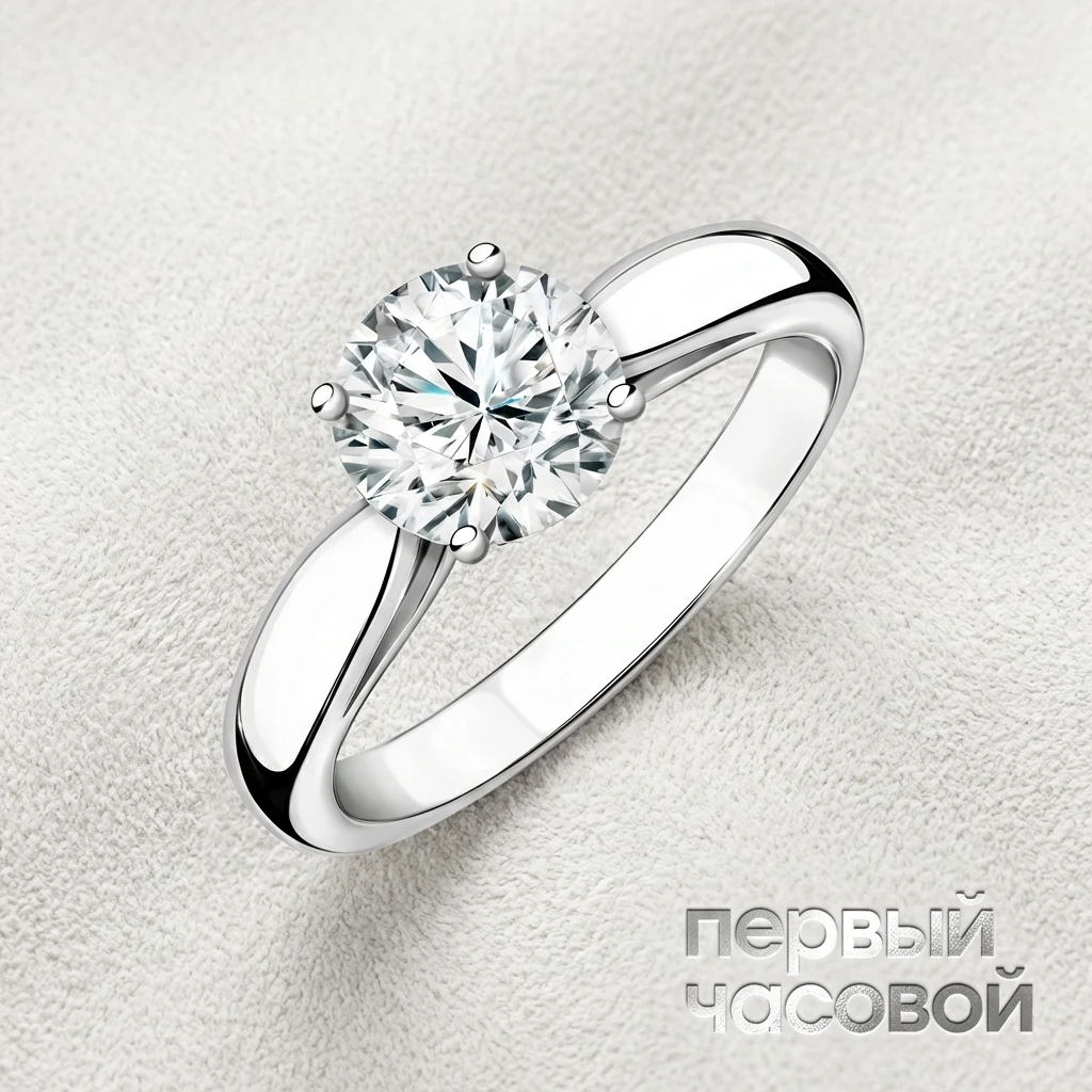 Купить украшение Studio jewelry Кольцо с бриллиантом 2,22 ct. J/Si1 (3 Excellent) : в наличии в Москве!