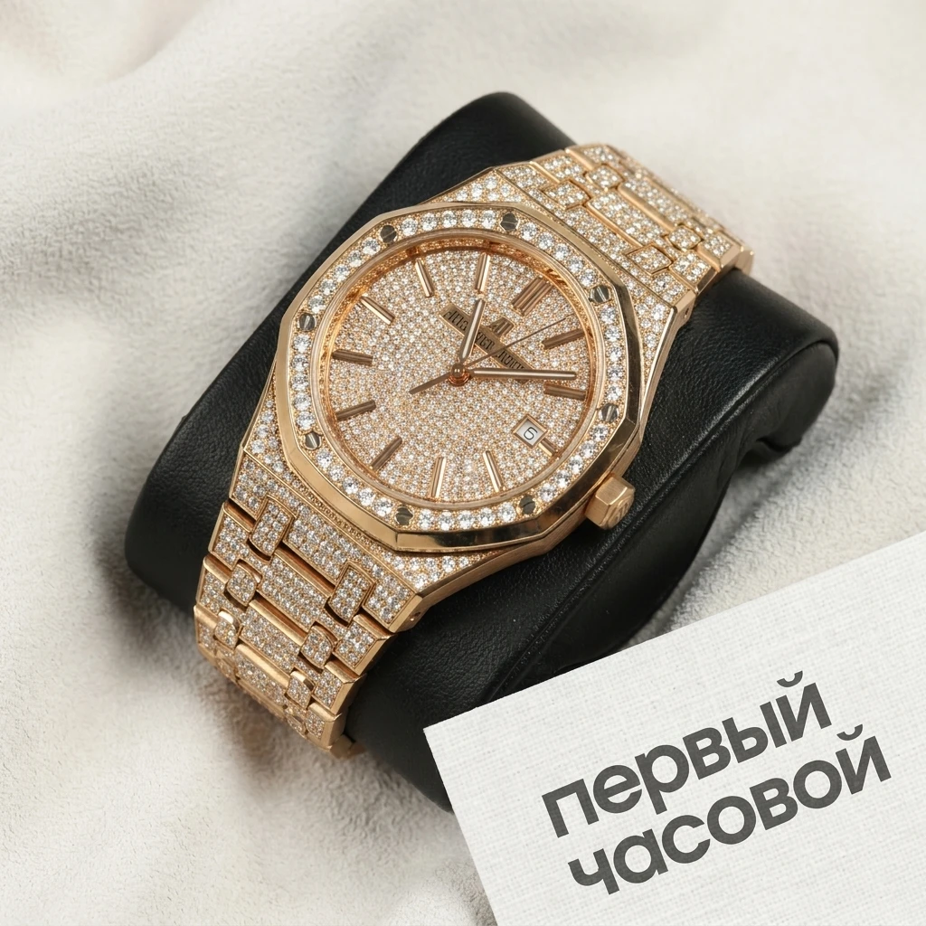 Купить элитные часы Audemars Piguet Royal Oak Custom Diamonds 41mm 15400OR: в наличии в Москве!