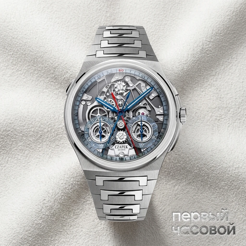 Czapek & Cie: Antarctique Rattrapante Ice Blue