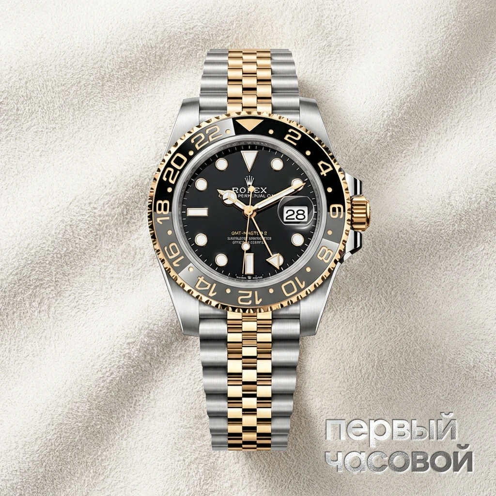 Купить элитные часы Rolex Gmt-Master Ii Steel &amp; Yellow Gold Full Stickers 126713GRNR: в наличии в Москве!