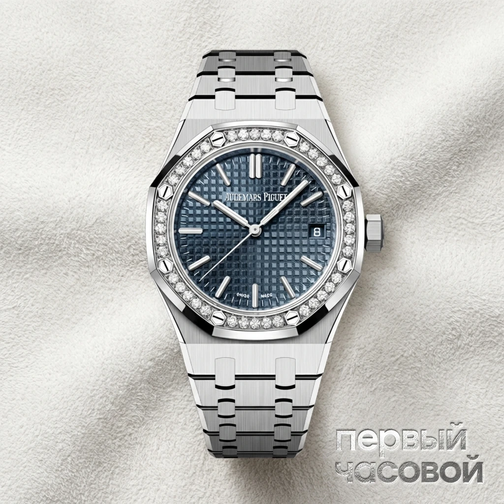 Купить элитные часы Audemars Piguet Royal Oak  37 mm Diamonds 15551ST.ZZ.1356ST.05: в наличии в Москве!