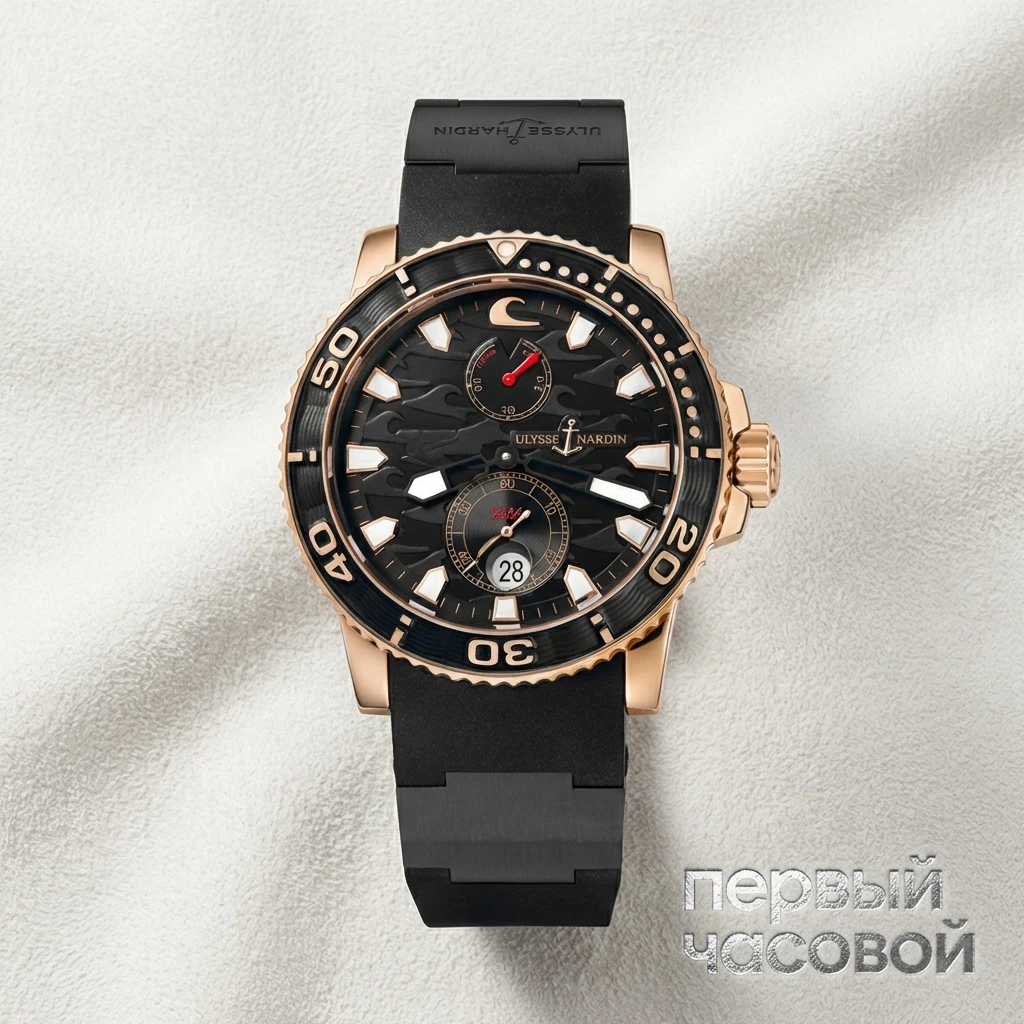 Купить элитные часы Ulysse N Black Surf Limited Edition 266-37-LE.3B: в наличии в Москве!