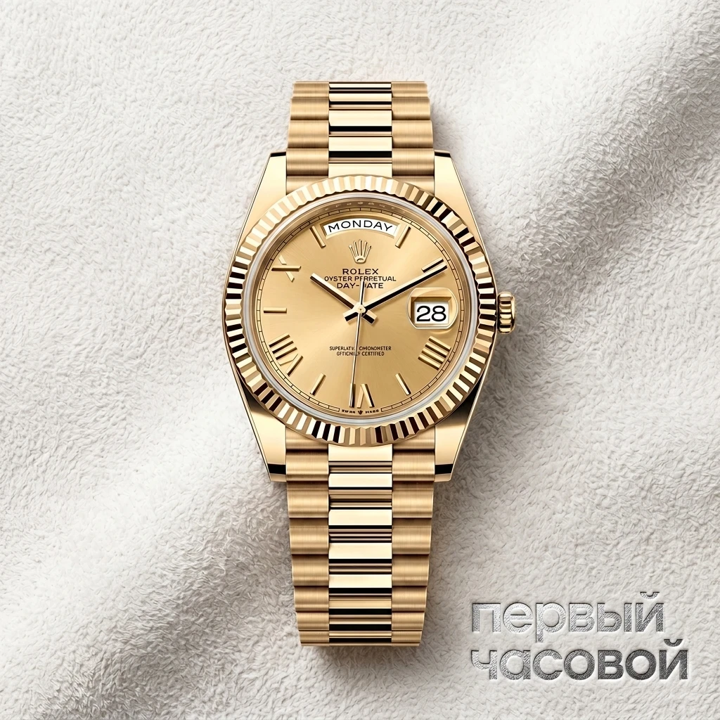 Rolex Day Date 40Mm Yellow Gold New Champagne Dial 228238