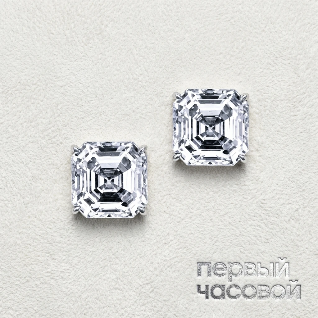 Купить украшение Studio jewelry Серьги С Бриллиантами 1,01/1,02 Ct. G/Vs2 : в наличии в Москве!
