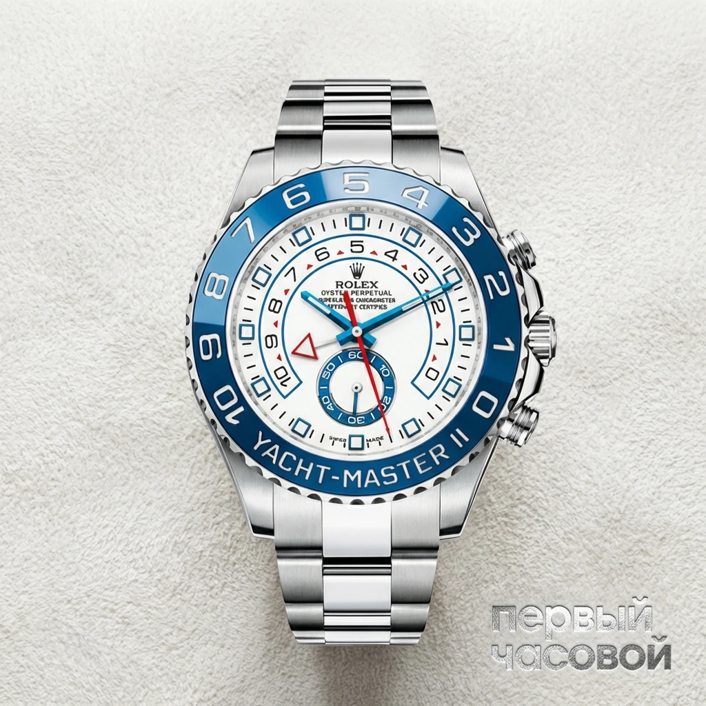 Купить элитные часы Rolex Oyster Perpetual Yacht-Master II Steel 116680: в наличии в Москве!