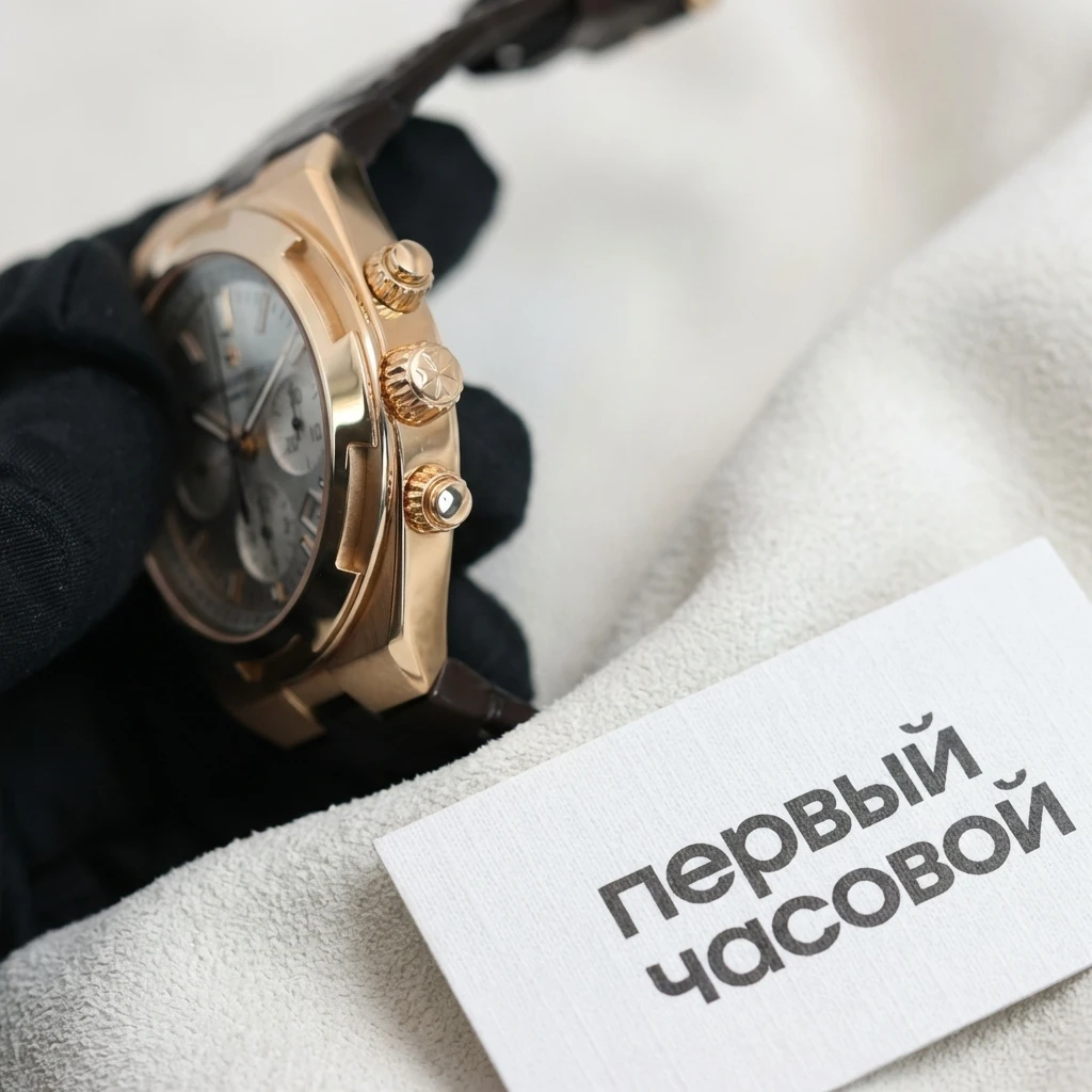 Купить элитные часы Vacheron Constantin Overseas Chronograph Rose Gold 5500V/000R-B074: в наличии в Москве!
