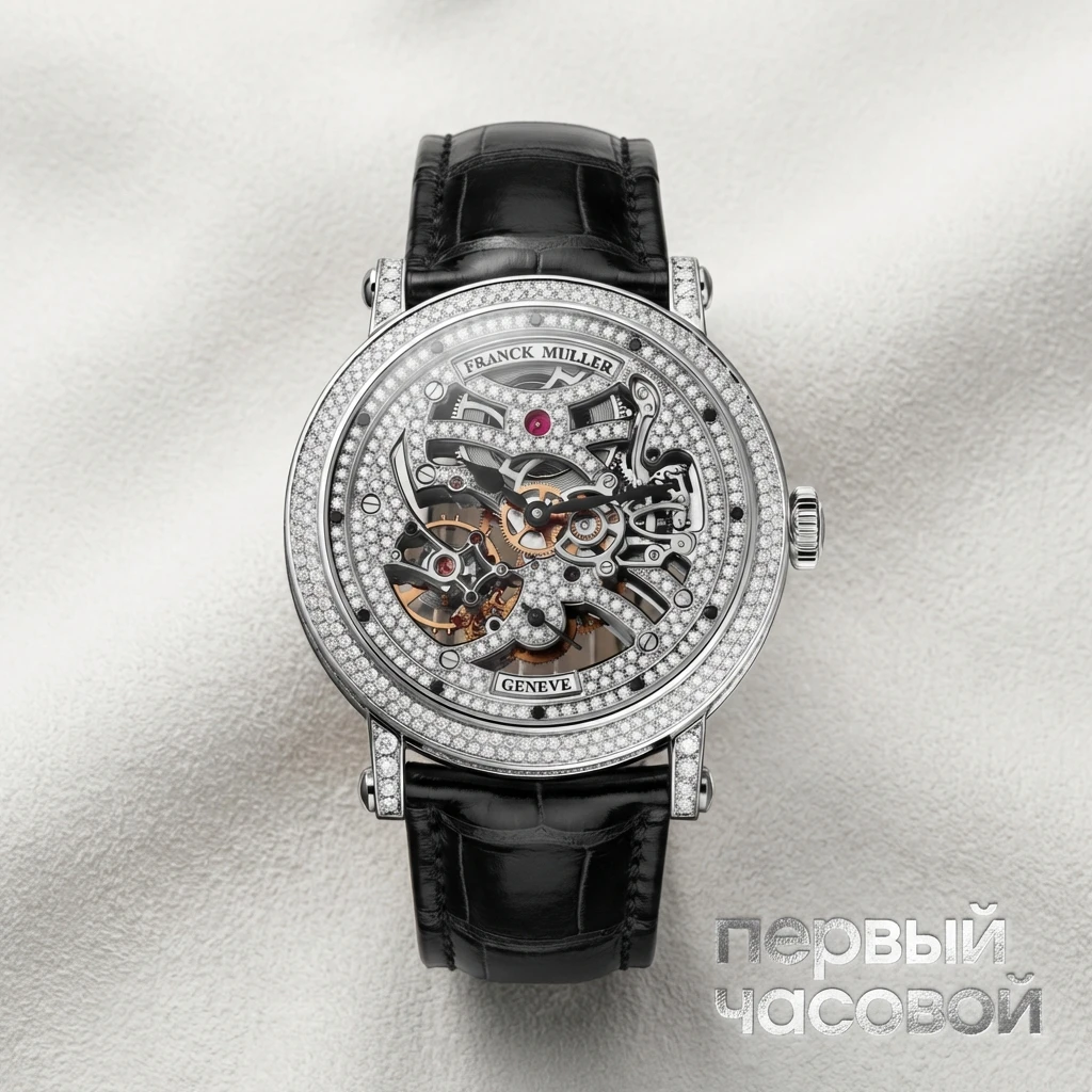 Купить элитные часы Franck Muller Mens Collection Round 7042 B S6 SQT D MVT D white gold: в наличии в Москве!