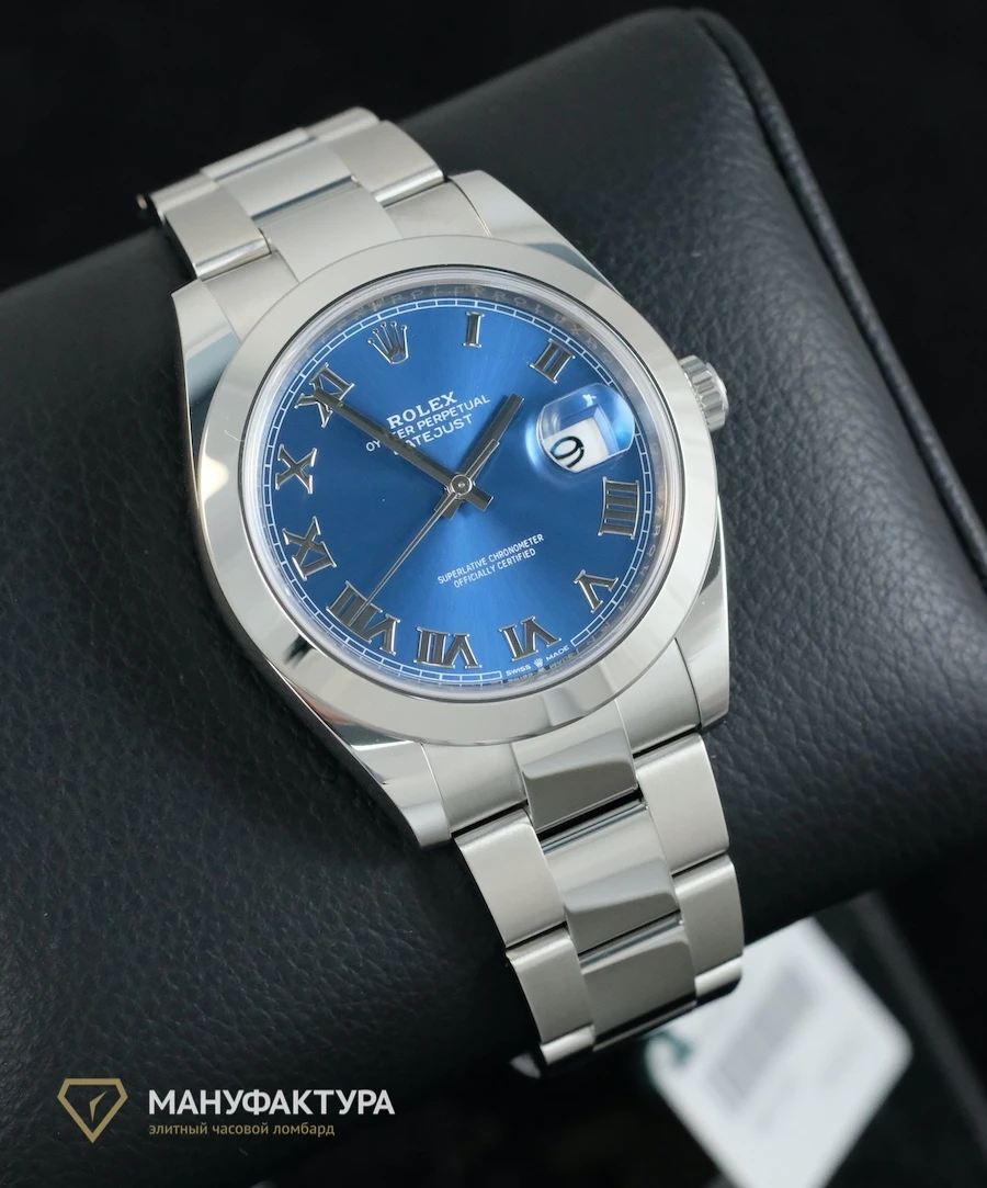 Купить элитные часы Rolex Oyster Perpetual Datejust II 41mm Blue Azzurro 126300: в наличии в Москве!