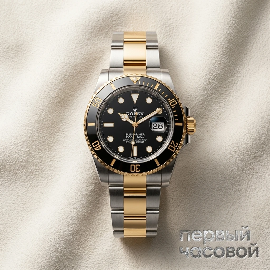 Купить элитные часы Rolex Submariner Steel &amp; Yellow Gold Black Dial 126613LN: в наличии в Москве!