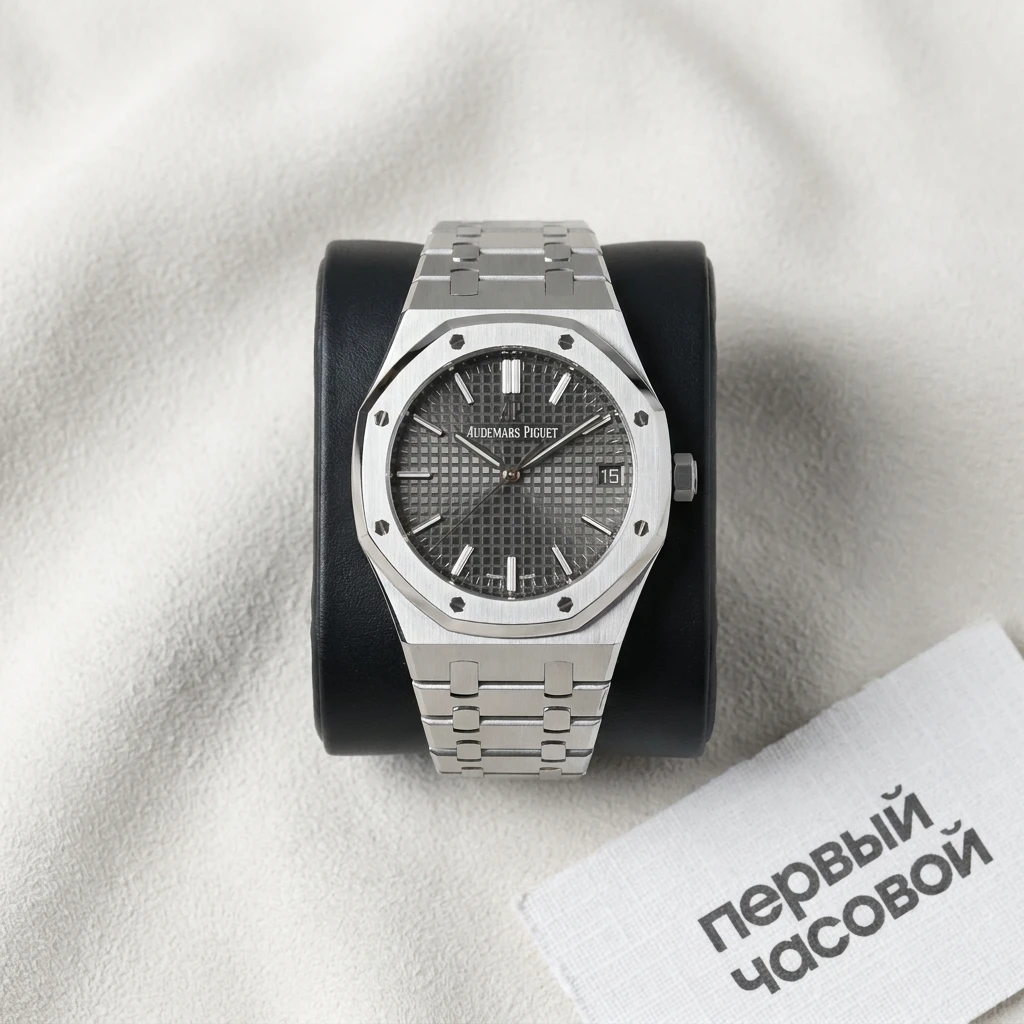 Купить элитные часы Audemars Piguet Royal Oak 41mm Selfwinding Grey Dial 15510ST.OO.1320ST.10: в наличии в Москве!