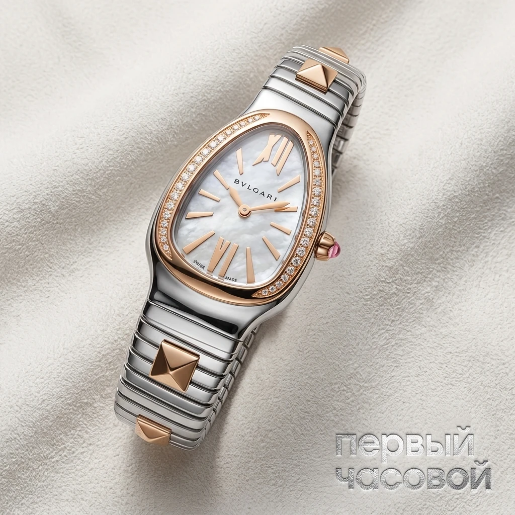 Купить элитные часы Bvlgari Serpenti Tubogas Steel &amp; Yellow Gold 104301: в наличии в Москве!