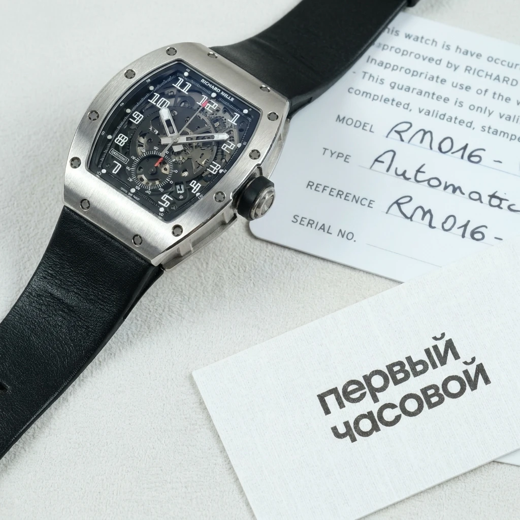 Купить элитные часы Richard Mille RM016 White Gold Piece Unique RM016 AJ WG: в наличии в Москве!