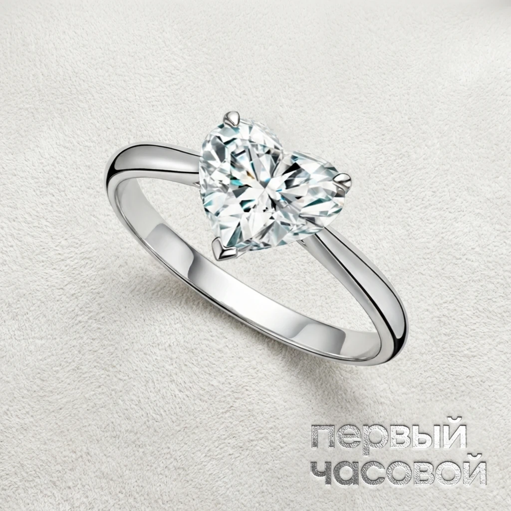 Купить украшение Studio jewelry Кольцо с бриллиантом 2,01 сt. H/VS2 : в наличии в Москве!