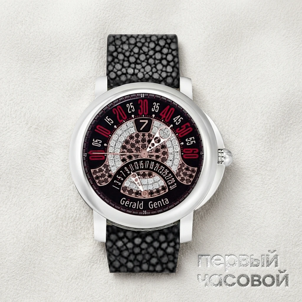 Купить элитные часы Gerald Genta Gérald Genta Arena Bi-Retro Steel And Diamonds 45Mm BSP.Y.10 : в наличии в Москве!